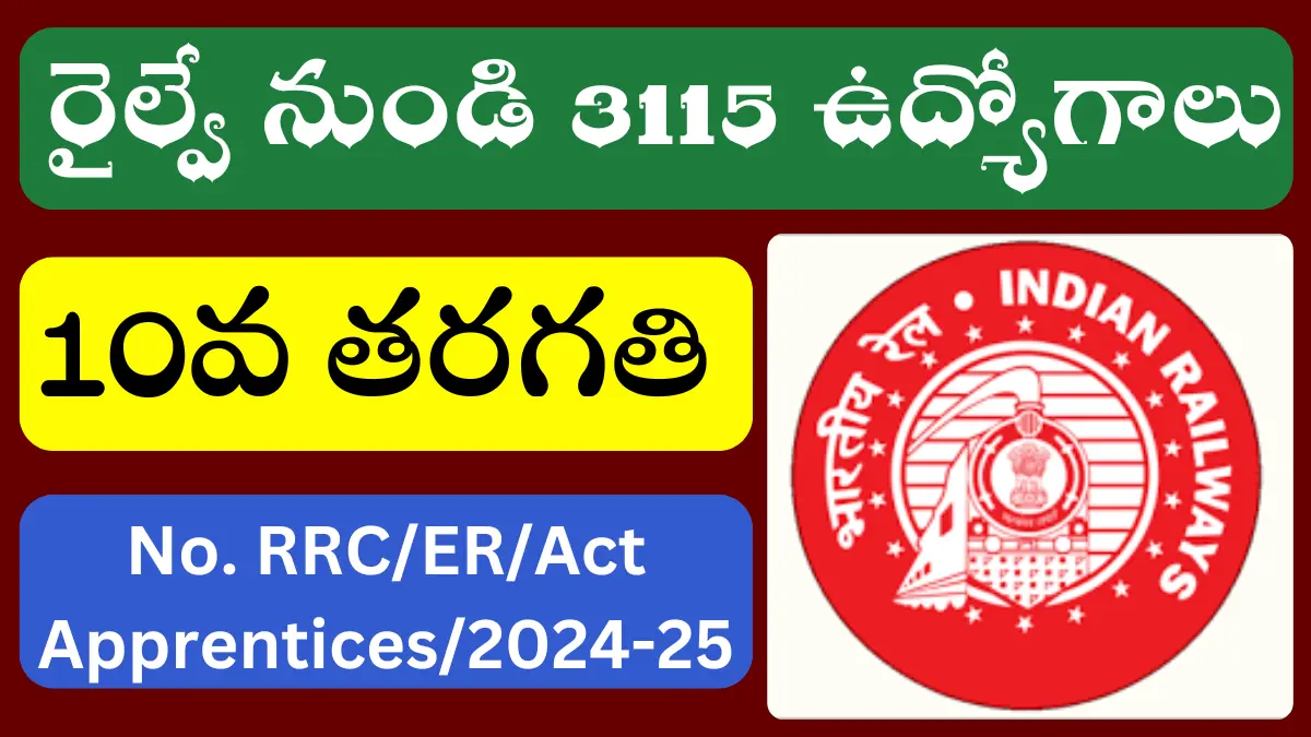 No. RRC/ER/Act Apprentices/2024-25