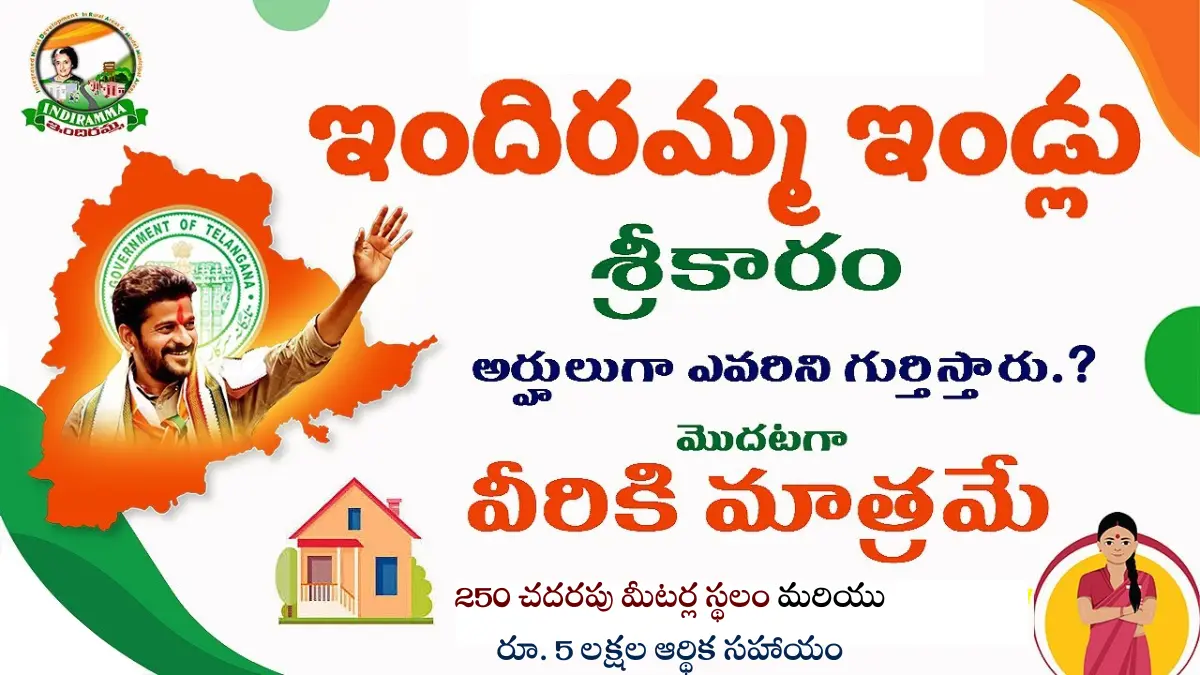 Telangana Indiramma Indlu Housing Scheme 2024